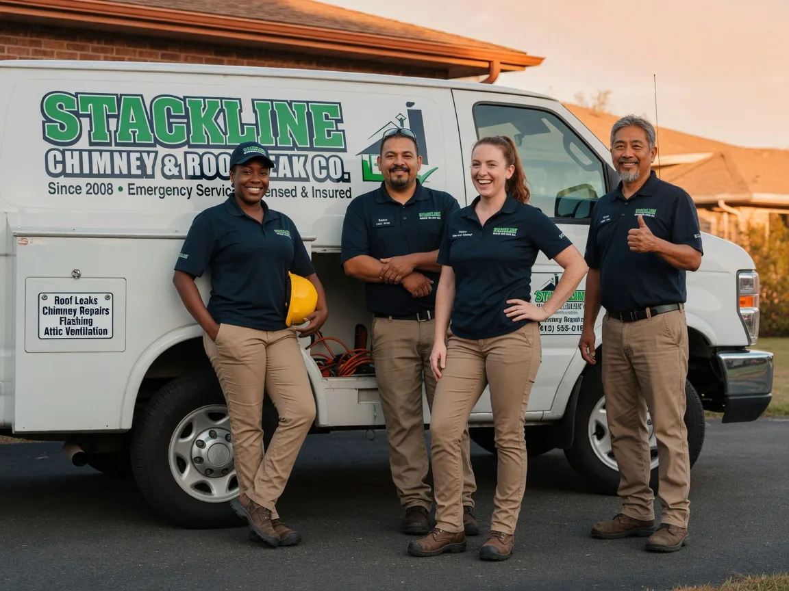 Chimney flashing repair company in Flora, LA